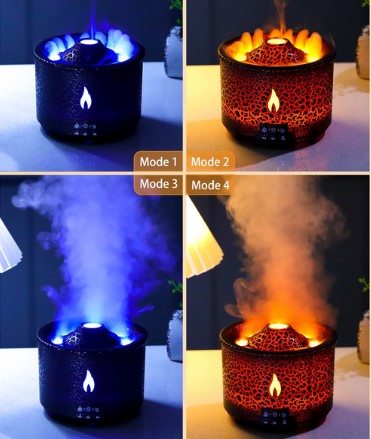 Volcano Flame Air Humidifier & Aroma Diffuser