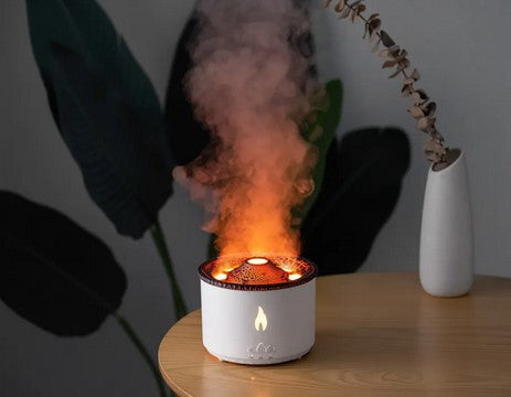 Volcano Flame Air Humidifier & Aroma Diffuser